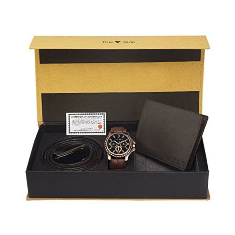 Belt, Watch and wallet Set